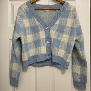 Willow & Bend Checkered Cardigan